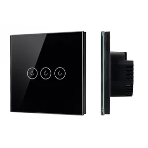 Выключатель сенсорный SWT-OMALI-S03-ZB-BK (250V, 10A, Zigbee) (Arlight, Стекло)