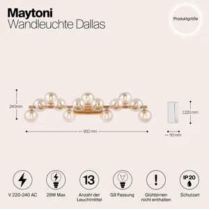 Настенный светильник (бра) Maytoni MOD547WL-13G