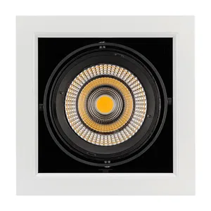 Светильник CL-KARDAN-S190x190-25W Warm3000 (WH-BK, 30 deg) (Arlight, IP20 Металл, 3 года)