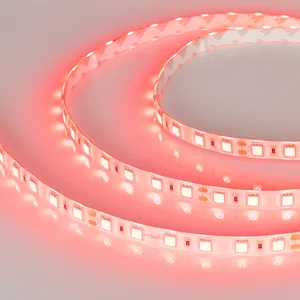 Лента RTW 2-5000SE 24V Red 2x (5060, 300 LED, LUX) (Arlight, 14.4 Вт/м, IP65)