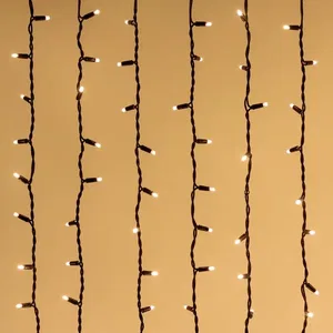 Светодиодная гирлянда ARD-CURTAIN-PRO-2000x3000-BLACK-760LED-STD WARM (230V, 70W) (Ardecoled, IP65)
