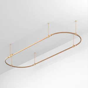 Основание ART-APRIORI-OVAL-ROD-400-3000x1000 (GD) (Arlight, IP20 Металл, 3 года)