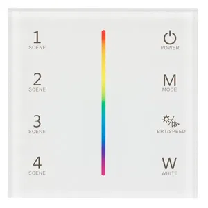 Панель Sens SMART-P22-RGBW White (12-24V, 4x3A, 2.4G) (Arlight, IP20 Пластик, 5 лет)