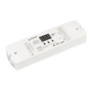 INTELLIGENT ARLIGHT Декодер SMART-DMX512-204-62-RGBW-RDM-SUF (12-48V, 4x150-500mA) (IARL, IP20 Пластик, 5 лет)