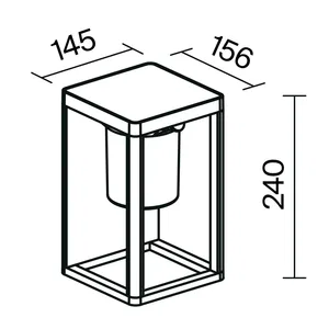 Светильник на солнечной батарее Outdoor OSL457WL-L2GF3K