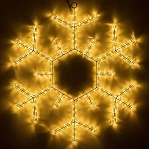 Фигура светодиодная ARD-SNOWFLAKE-M5-600x600-360LED Warm (230V, 20W) (Ardecoled, IP65, 1 год)