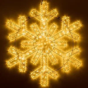 Фигура светодиодная ARD-SNOWFLAKE-M11-1250x1200-604LED Warm (230V, 36.5W) (Ardecoled, IP65, 1 год)