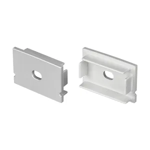 Заглушка LINE-3020 SILVER с отверстием (Arlight, Пластик)