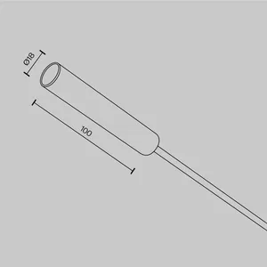 Комплектующие для систем освещения с токоведущими элементами Technical CA003EC-B