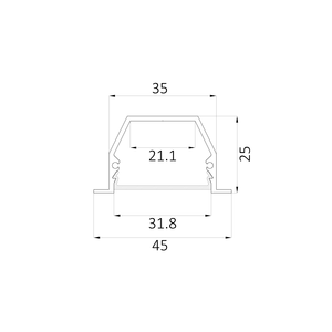 Светильник HOKASU LS IN (ral9003/3K/24w/40deg – 742.2mm/28)