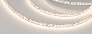 Лента RT-A128-8mm 24V Warm3500 (10 W/m, IP20, 5m) (Arlight, высок.эфф.150 лм/Вт)