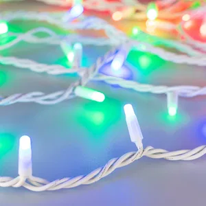 Светодиодная гирлянда ARD-STRING-PRO-10000-WHITE-100LED-MILK-LIVE RGB-DMX (24V, 10W) (Ardecoled, IP65, 2 года)
