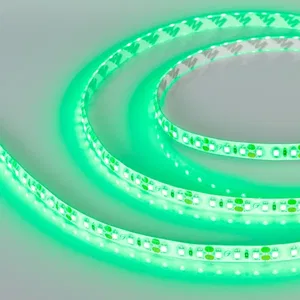 Лента RTW 2-5000SE 12V Green 2x (3528, 600 LED, LUX) (Arlight, 9.6 Вт/м, IP65)