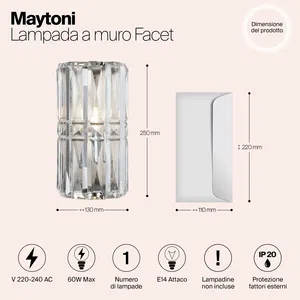 Настенный светильник (бра) Maytoni MOD094WL-01CH