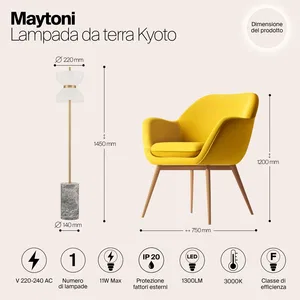 Напольный светильник (торшер) Maytoni MOD178FL-L11G3K
