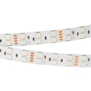 Лента RT-B120-15mm 24V RGB (28.8 W/m, IP20, 5060, 5m) (Arlight, Открытый)