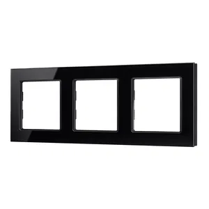 Рамка стеклянная FRM-GLARE-GS-3-BK (Arlight, -)