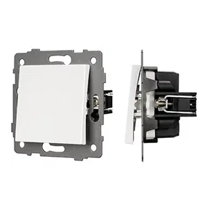 Механизм выключателя одноклавишный непроходной SWT-MK01-PL-WH-V (250V, 10A) (Arlight, -)