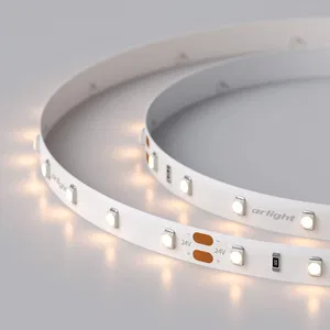Лента RT 2-5000 24V Warm3000 (3528, 300 LED, LUX) (Arlight, 4.8 Вт/м, IP20)