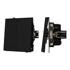 Механизм выключателя управления шторами SWT-TENDO-MKR2-SFPL-BK (230V, 10A) (Arlight, Матовый черный)
