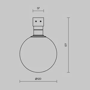 Уличный трековый светильник Outdoor O-TR01-1-S-9WB3K