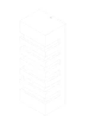 Уличный настенный светильник Outdoor O034WL-02B