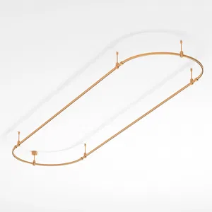 Основание ART-APRIORI-OVAL-ROD-200-3000x1000 (GD) (Arlight, IP20 Металл, 3 года)