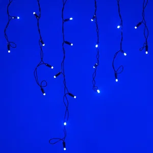 Светодиодная гирлянда ARD-EDGE-CLASSIC-2400x600-BLACK-88LED-STD BLUE (230V, 6W) (Ardecoled, IP65, 1 год)