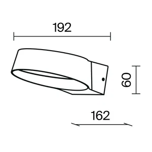 Уличный настенный светильник Outdoor O443WL-L12GF3K