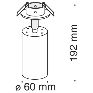 Встраиваемый светильник Technical C018CL-01B