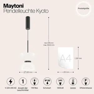 Подвесной светильник Maytoni MOD178PL-L11B3K
