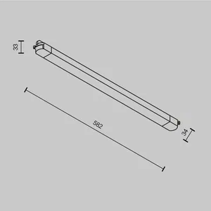 Трековый светильник Technical TR000-1-24W3K-B_1