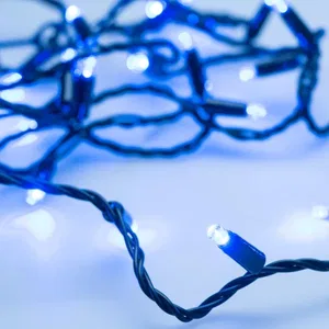 Светодиодная гирлянда ARD-STRING-CLASSIC-10000-BLACK-100LED-STD BLUE (230V, 7W) (Ardecoled, IP65, 1 год)