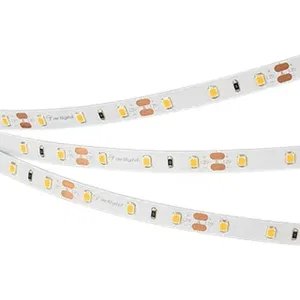 Лента RT-A60-8mm 12V Warm2400 (7.2 W/m, IP20, 2835, 5m) (Arlight, 7.2 Вт/м, IP20)