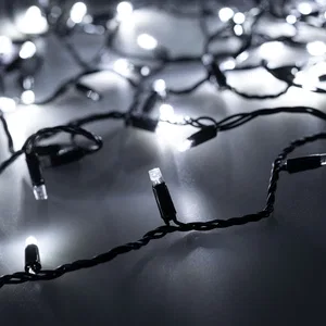 Светодиодная гирлянда ARD-STRING-CLASSIC-1000-BLACK-100LED-PULSE White (230V, 7W) (Ardecoled, IP65, 1 год)