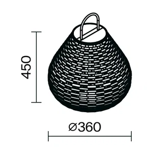 Светильник на солнечной батарее Outdoor OSL599FL-L5B3K