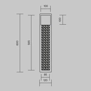 Настенный светильник (бра) Maytoni MOD474WL-L30B3K