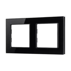 Рамка стеклянная FRM-GLARE-GS-2-BK (Arlight, -)