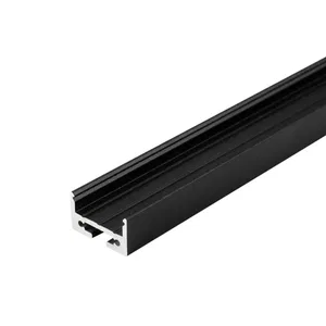 Профиль с экраном SL-LINE-2011M-2500 BLACK+OPAL SQUARE (Arlight, Алюминий)