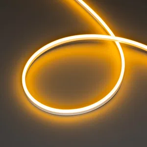 Лента герметичная HALO-SIDE-A168-6x13mm 24V Yellow (10 W/m, IP67, 2835, 5m) (Arlight, Силикон)