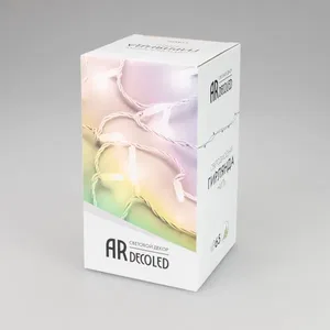 Светодиодная гирлянда ARD-STRING-CLASSIC-20000-BLACK-200LED-MILK-SYNC RGB (230V, 13W) (Ardecoled, IP65, 1 год)