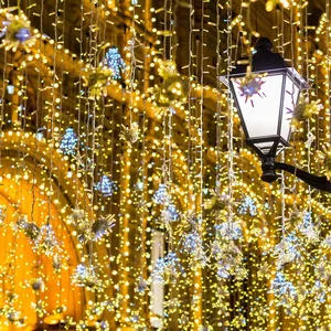 Светодиодная гирлянда ARD-CURTAIN-CLASSIC-2000x3000-CLEAR-760LED Yellow (230V, 60W) (Ardecoled, IP65)