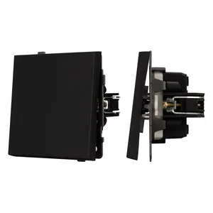 Механизм звонкового выключателя SWT-TENDO-MKR1-SFPL-BK (230V, 10A) (Arlight, Матовый черный)