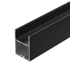 Профиль с экраном SL-LINE-4970-2500 BLACK+OPAL (Arlight, Алюминий)