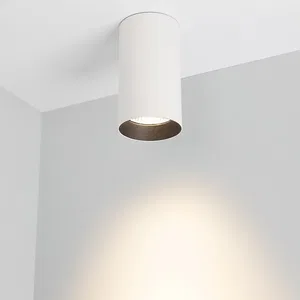 Светильник накладной SP-POLO-R85-1-15W Warm White 40deg (White, Black Ring) (Arlight, IP20 Металл, 3 года)