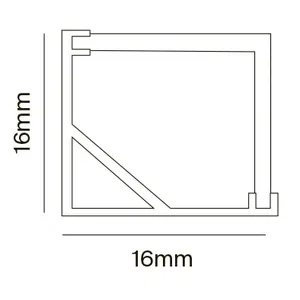 Профиль Led Strip ALM009S-2M