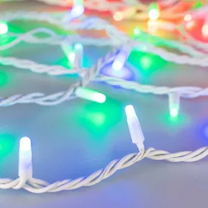 Светодиодная гирлянда ARD-STRING-PRO-10000-WHITE-100LED-MILK-LIVE RGB-DMX (24V, 10W) (Ardecoled, IP65, 2 года)
