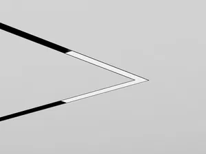 Светильник HOKASU OneLine LF Angle (ral9003/330mm/330mm/LT70 — 4K/20W/120deg)