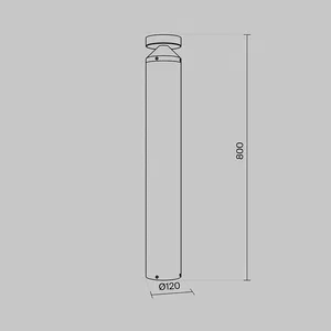 Ландшафтный светильник Outdoor O591FL-L12GF3K1