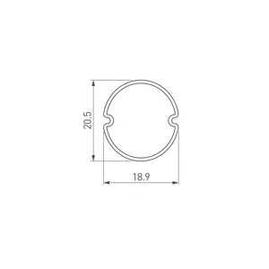 Экран ARH-ROUND-D20-DUAL-2000 OPAL (Arlight, Пластик)